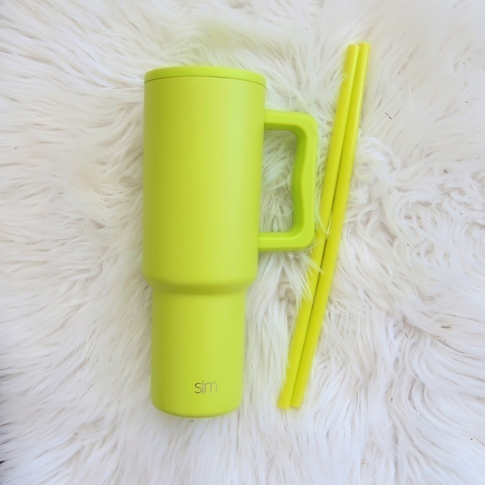 simple modern trek 40oz chartreuse tumbler